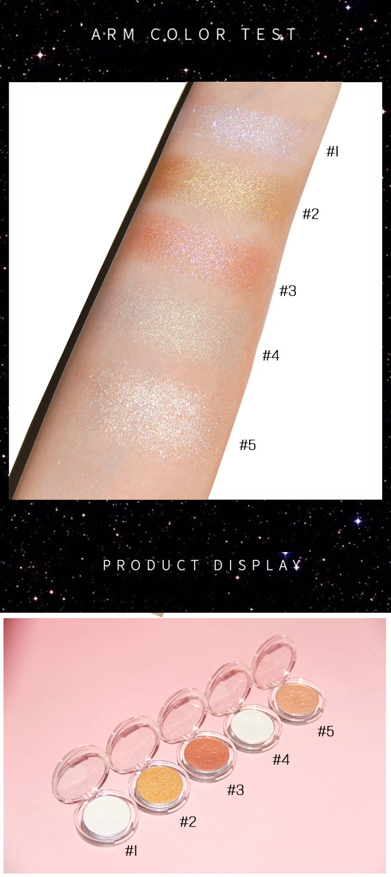 highlighter makeup palette