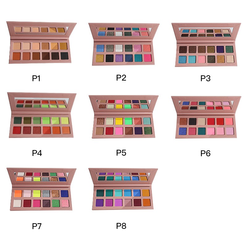 12 color eyeshadow palette