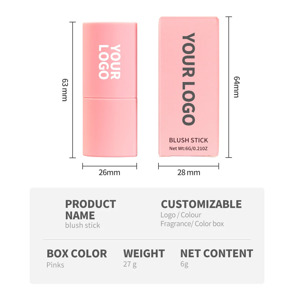 Custom logo blush stick