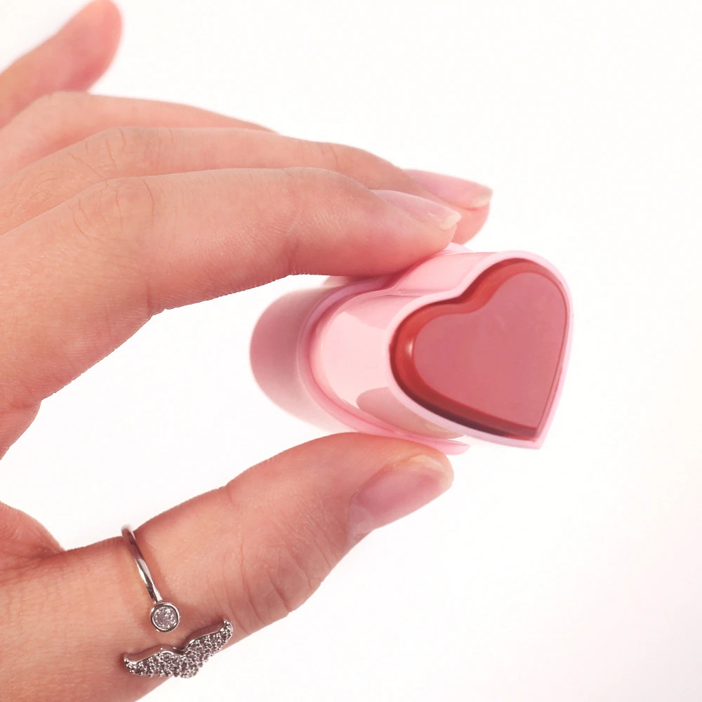 Private label heart-shaped blush supplier