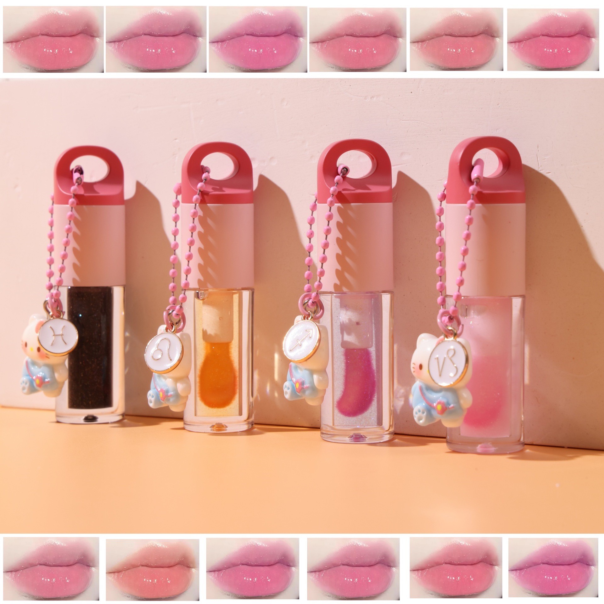 Color-changing lip gloss