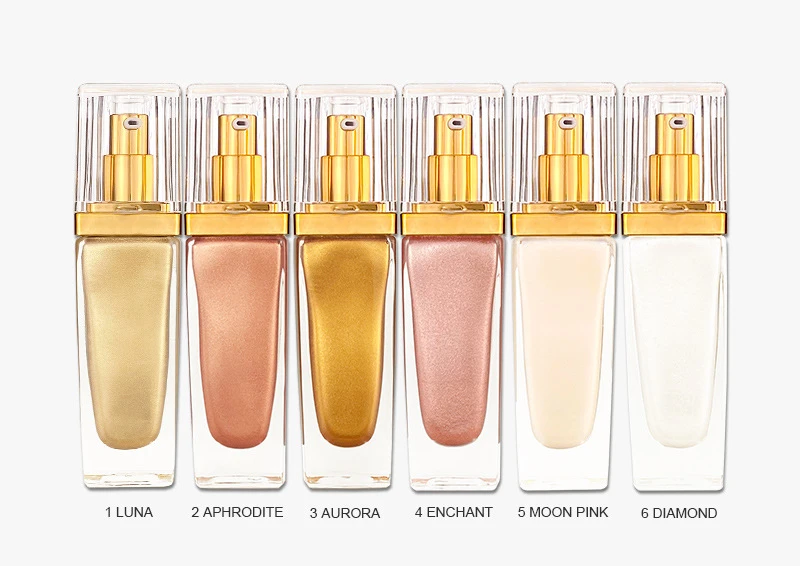 Wholesale Best-Selling Neutral No-LOGO Liquid Highlighter for Face & Body