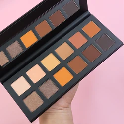 Wholesale Custom 12-Color Black Eyeshadow Palette: Vegan, Cruelty free, Customizable
