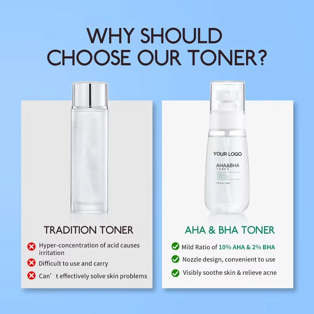 AHA BHA exfoliating toner