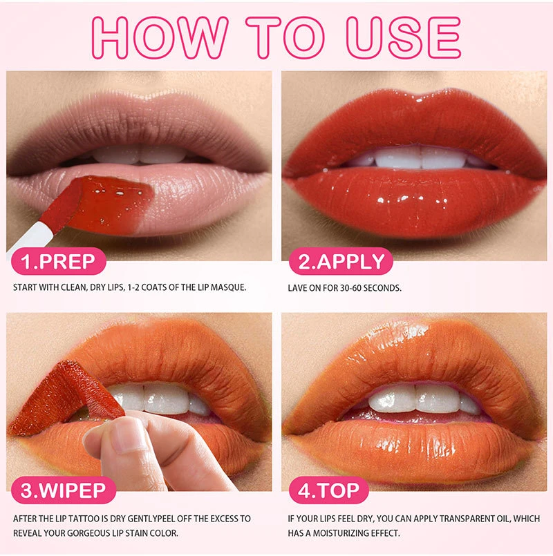 smudge-proof lip stain