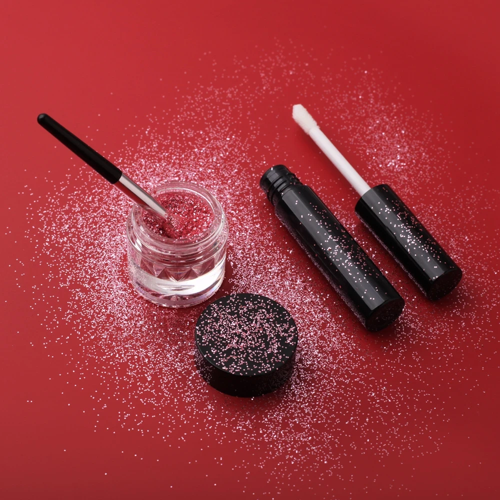 Lip & Eye Glitter Set with Setting Lip Gel: Features, Customization & Ordering