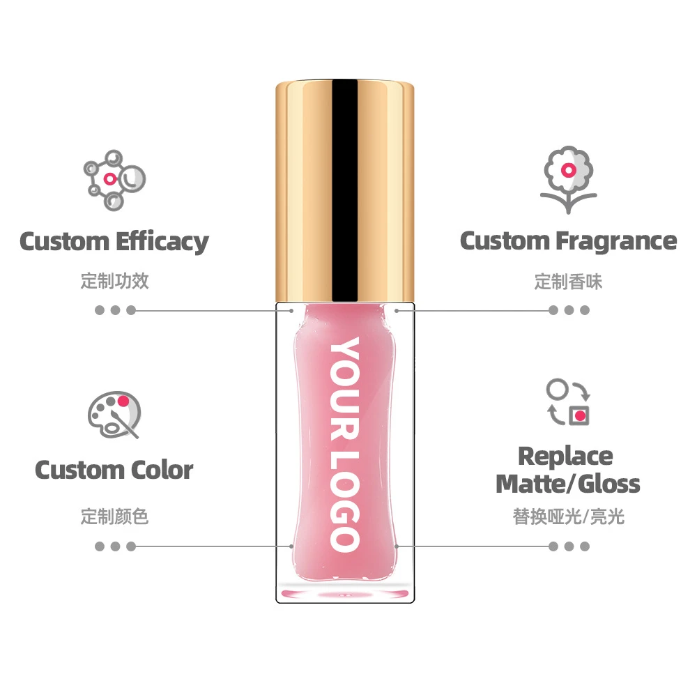 custom logo lip plumping