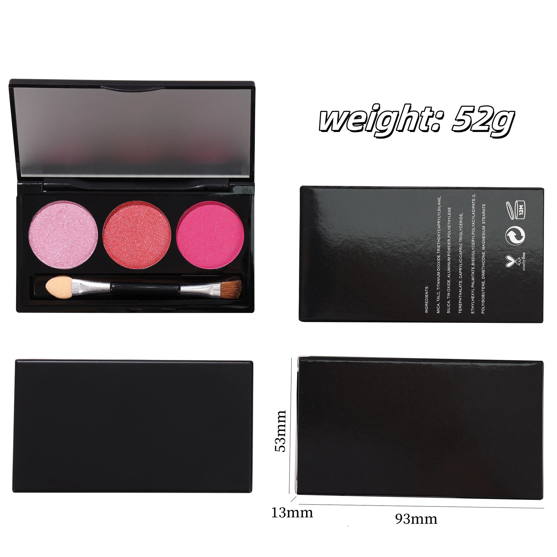 Private label eyeshadow palette
