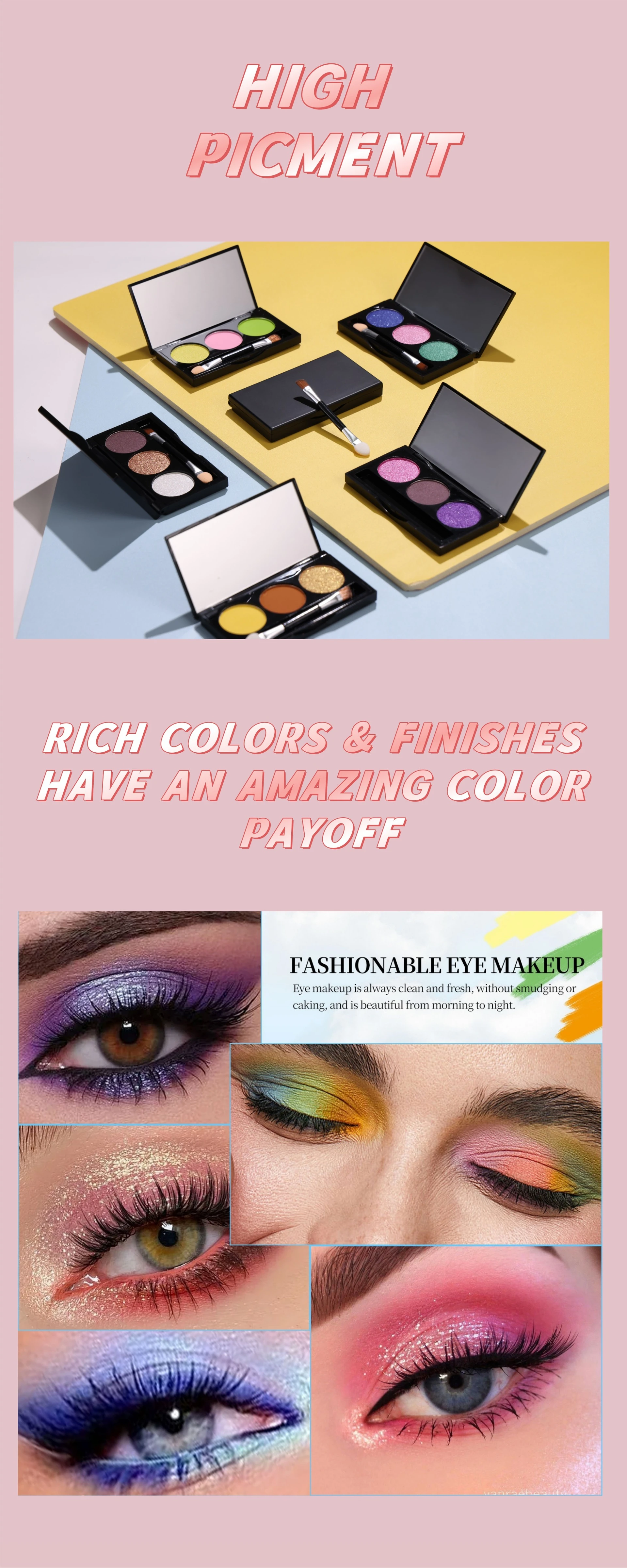 Waterproof eyeshadow palette