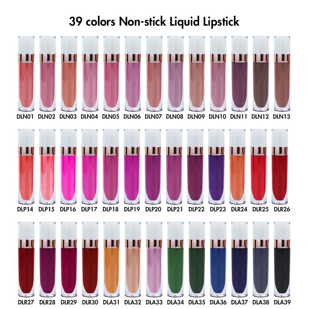 Wholesale Custom Logo 39-Shade Matte Liquid Lipstick