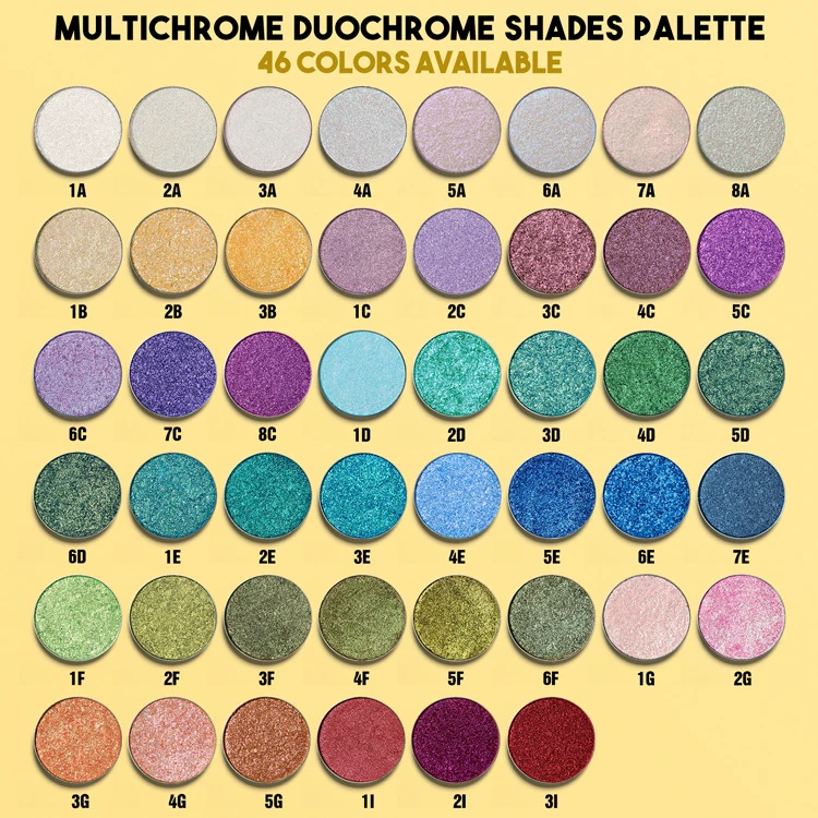 Wholesale Chameleon Eyeshadow Palette Custom Private Label Service